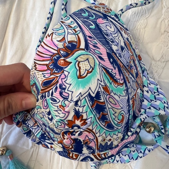 Victoria’s Secret Paisley Bikini Top 32B - Picture 7 of 8